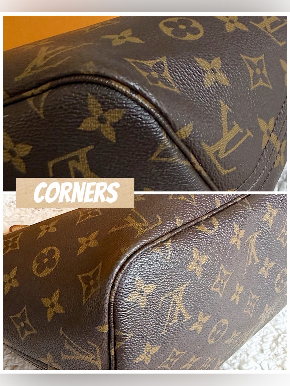 Louis vuitton MM neverfull monogram shoulder bag tote + box - Picture 6 of 16
